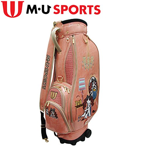 Amazon | MU SPORTS キャディバッグ 703Q6108 (ピンク) | MU Sports